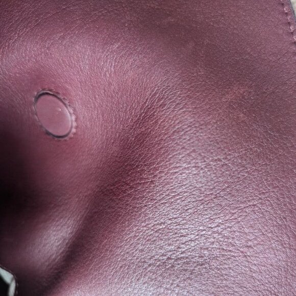 Loewe Large Flamenco Knot Burgundy Nappa Leather A - Picture 16 of 16